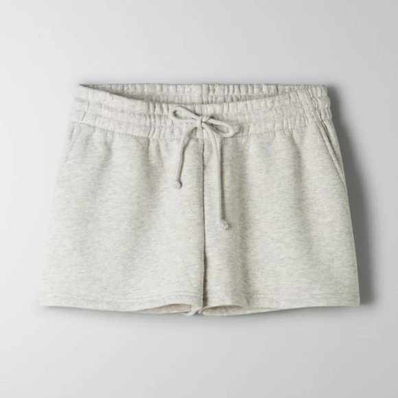 Aritzia Pants - Aritzia Tna Slim Sweat Short Light Relaxed Shorts Athletic Lounge CozyAF 90s - M